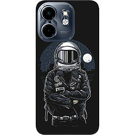 Чохол силіконовий Case для Infinix Smart 9 4G з картинкою Космонавт і місяць