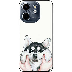 Бампер силіконовий Case для Infinix Smart 9 4G з малюнком Хаскі