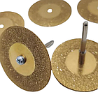 Набір дисків для гравера GOLD Ø25 мм (10дисків+2 тримача), фото 3