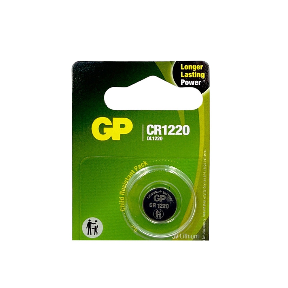Батарейка CR1220 GP Lithium (3v) 1шт