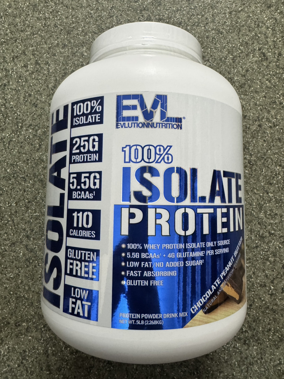 Изолят протеина, EVL Nutrition 100% Isolate Protein 2300 gram, фото 1