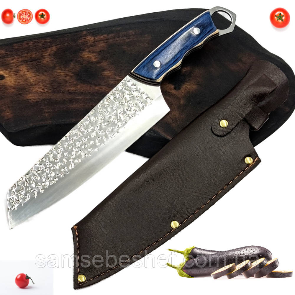 Японський кухарський ніж Кірітсуке 195 мм із чохлом на пояс Kiritsuke, фото 1
