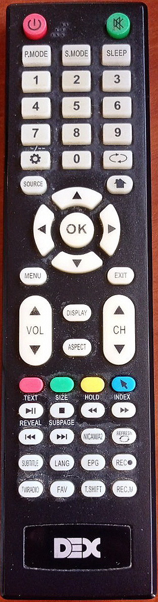 Пульт дj телевізора DEX, фото 1