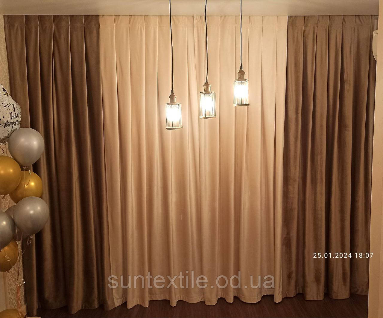 Шторы оксамитові, фото 1