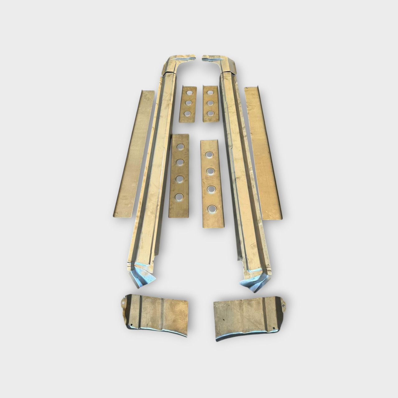 Порог (ремрнт) у зборі+косинки+перехід ВАЗ 2110,2111,2112 компл на авто, фото 1