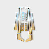 Порог (ремрнт) у зборі+косинки+перехід ВАЗ 2110,2111,2112 компл на авто, фото 2