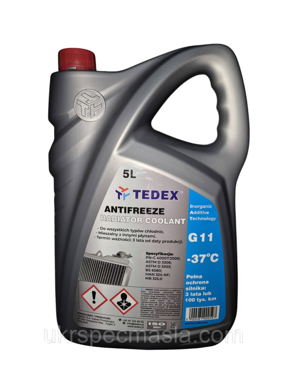 Антифриз TEDEX Antifreeze - 37 G11, червоний (кан.5л)