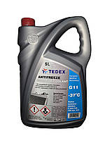 Антифриз TEDEX Antifreeze -37 G11, красный (кан.5л)