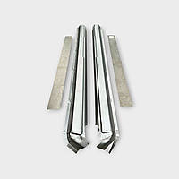 Поріг зовнішний,короб (нижня часть до дверей)+з'єднувач ВАЗ 2110,2111,2112,2170 Приора правий+лівий