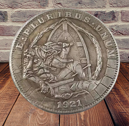 Сувенір монета долар США Банк 1921г "полеглий лицар". Hobo Coin American Morgan