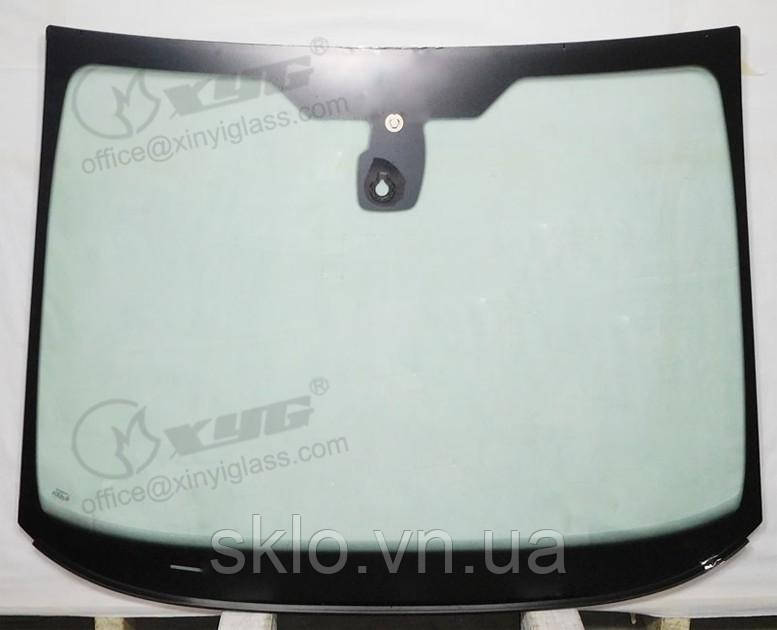 Лобове скло Ford Galaxy II 2006-2015 з круглим датчиком (2013-2015), кріпленням і молдингом - Форд Гелаксі