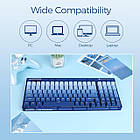 Machenike K600S RGB GR Purple Switch Ігрова клавіатура, фото 4