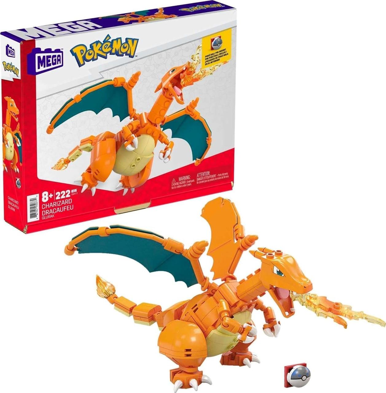 Набір Mega Pokémon Charizard Мега Покемон Чариард 222 деталі