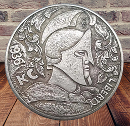 Сувенір монета долар США Банк 1936г "Римлянин". Hobo Coin American Morgan