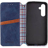Шкіряний чохол-книжка GETMAN Cubic (PU) для Samsung Galaxy A26 5G, фото 5