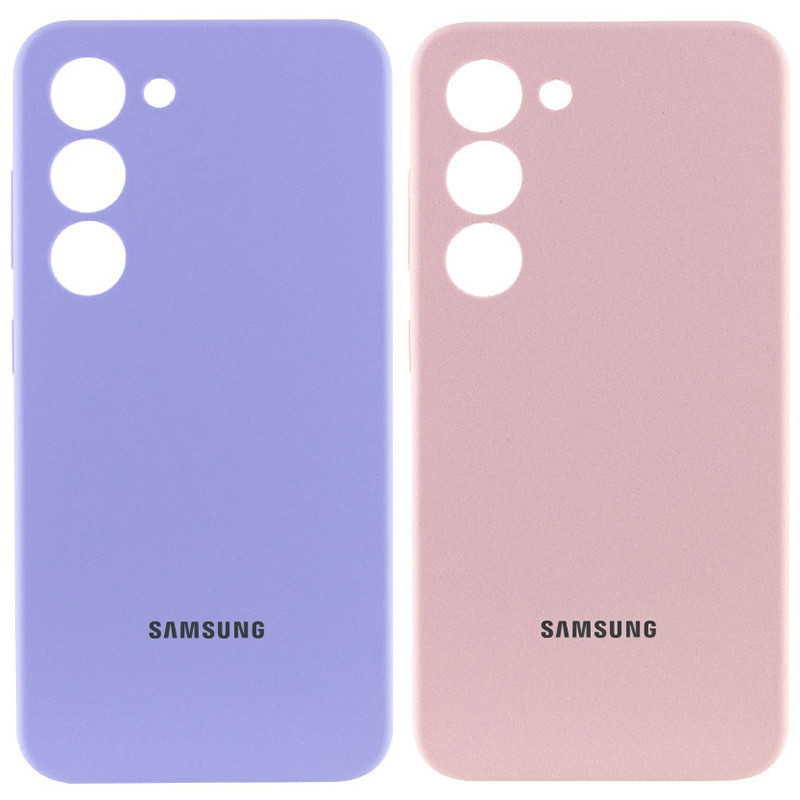 Силіконовий чохол із захистом камери with Logo для Samsung Galaxy S24