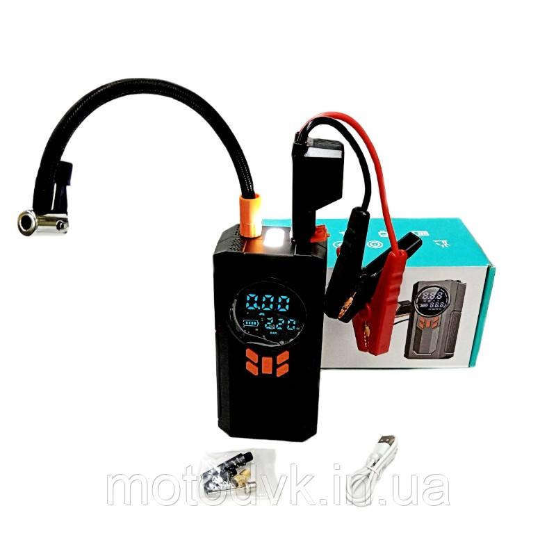 Бустер (Пусковий пристрій) на авто 4 в 1  Jump Starter JN 088D