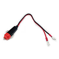 Штекер прикурювача для компресора (з дротами)