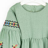 Сукня для дівчинки з вишивкою Квіткова, фото 2
