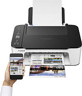 Принтер 3в1 МФУ Canon PIXMA TS3452 Black and White з картриджами