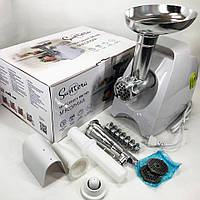 Мясорубка Suntera SMG-5425W, мясорубка-соковыжималка, электрическая мясорубка с насадками для дома StR3