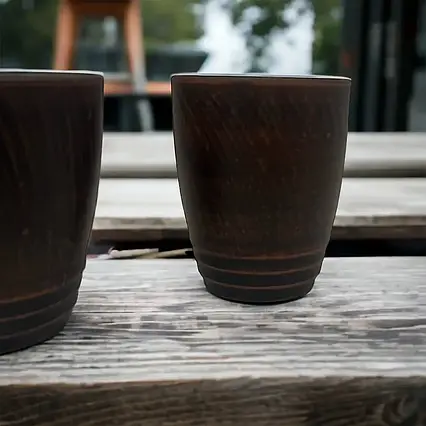 Стакан 200мл з червоної глини