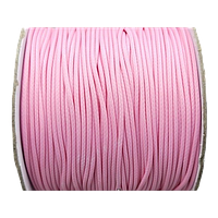 Шнур на метраж Finding Вощений шнур нейлоновий для браслета подвіски кулона Рожевий 1 мм
