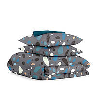 Євро постіль з простирадлом на гумці GEMSTONES CS10 Cosas сірий 200х220 см, 8569778 - 287