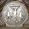 Сувенір монета долар США Банк 1921г "Морське чудовисько". Hobo Coin American Morgan, фото 3