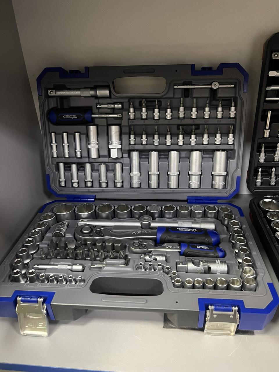 Набір інструментів професійний 1/4" і 1/2" 108 од. Haisser BLACK 70255, фото 1