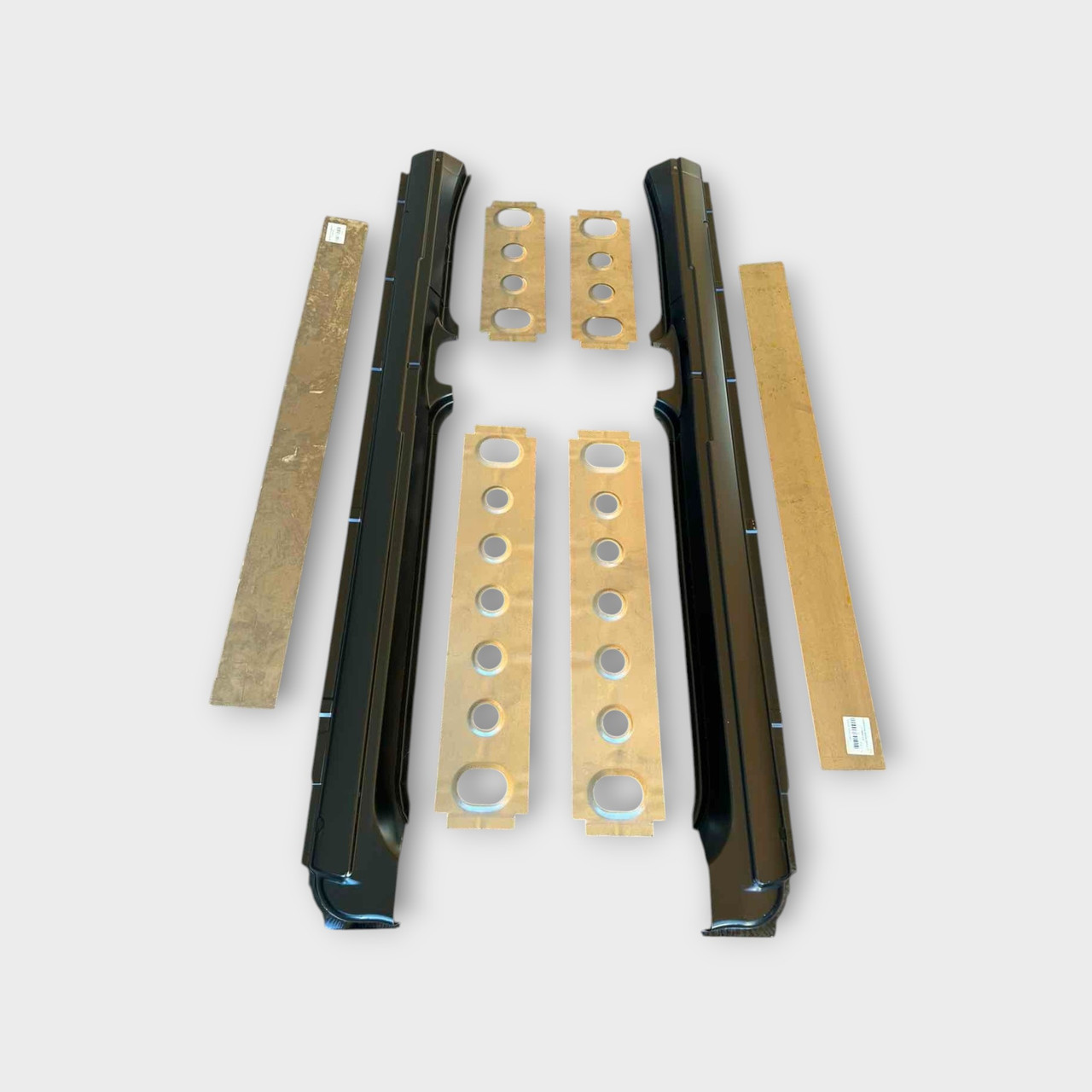 Пороги зовнішні, короба у зборі (6 частин) ВАЗ 2110,2111,2170,2171,2172 Приора вир-во Начало, фото 1