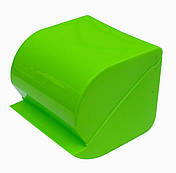 Тримач для туалетного паперу пластиковий зелений (ПП КВВ)