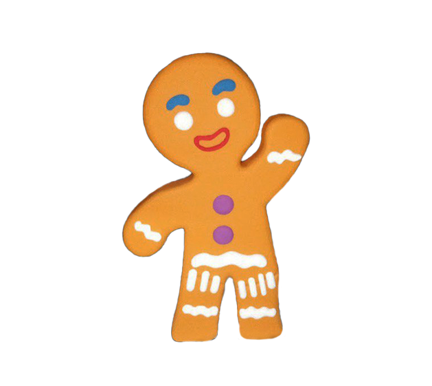 Великий Пряничний Чоловічок (50-160 см) — Декор для Новорічної Фотозони та Вітрин, фото 1