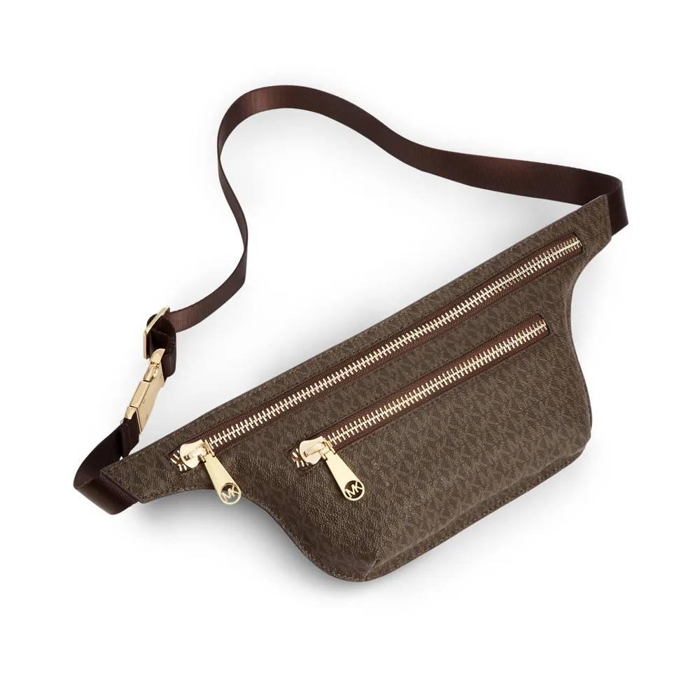 Поясна сумка Michael Kors з екошкіри 1159821390 (Коричневий One size)
