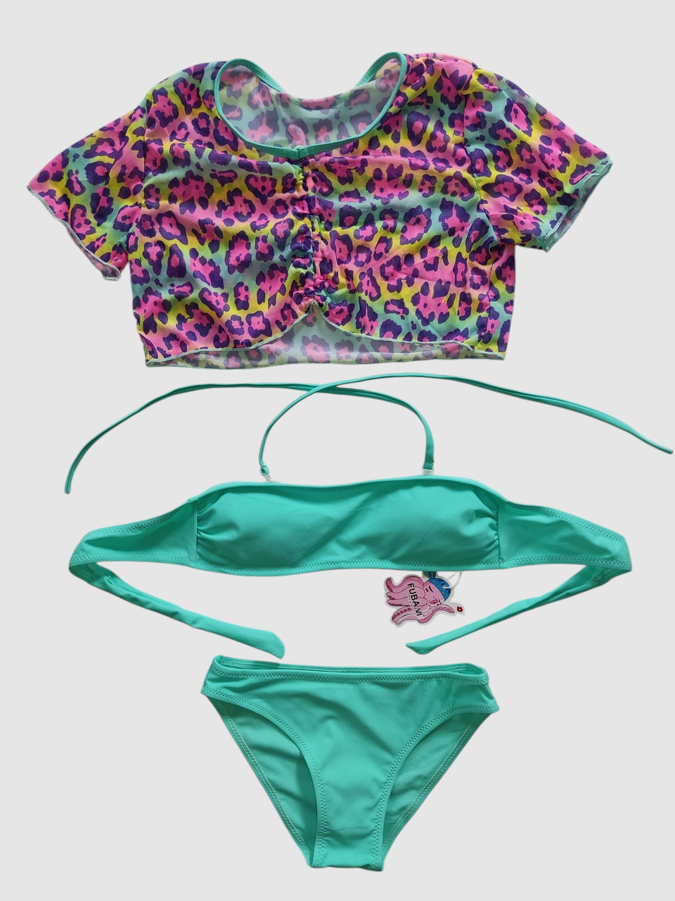 Дитячий комплект для купання Fuba 1853 бірюзовий 34 36 38 40 42 розмір