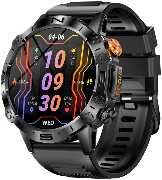 Розумний годинник Modfit Combat All Black, фото 1