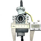 Карбюратор мопед Alpha Альфа 110 125 кубів D 19 мм Keihin, фото 3