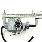 Карбюратор мопед Alpha Альфа 110 125 кубів D 19 мм Keihin, фото 6