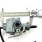 Карбюратор мопед Alpha Альфа 110 125 кубів D 19 мм Keihin, фото 4