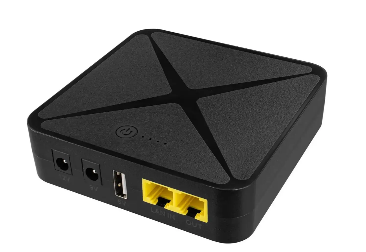 Джерело безперебійного живлення WIFI UPS POE02 24W (8000 мАг), фото 1