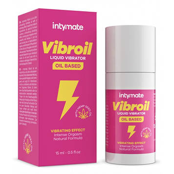 Рідкий вібратор Intymate Vibroil Liquid Vibrator, 15 мл Bomba💣