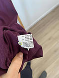 Zara Сукня міді фіолетова в рубчик S, фото 5