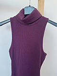 Zara Сукня міді фіолетова в рубчик S, фото 6