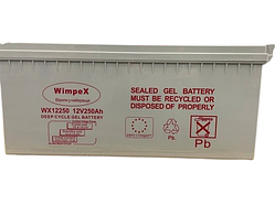 Акумулятор гелевий WX 12250 12v 250 Ah для дому квартири