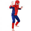 Маскарадний костюм Спайдермен синій, фото 2