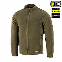 M-Tac зимова військова флісова кофта хакі ЗСУ на блискавці Nord Fleece Polartec Dark Olive