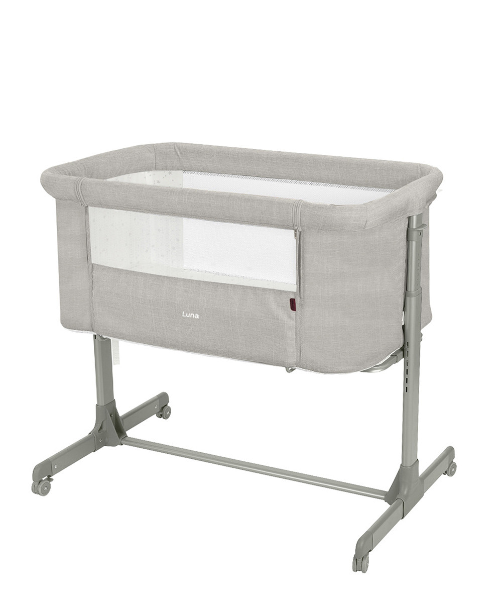 Дитяче приставне ліжечко Carrello Luna CRL-16501, Carbon Grey