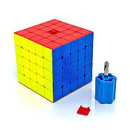 Meilong Magnetic cube 5x5 | Кубик Рубіка 5х5 МоЮ магнітний без наліпок, фото 4