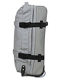 Сумка на колесах середня М сіра 60x37x22см/49л/2.4кг/Worldline 853-60, фото 4