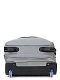 Сумка на колесах середня М сіра 60x37x22см/49л/2.4кг/Worldline 853-60, фото 7